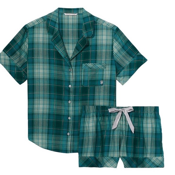 ❤️ Victoria’s Secret Classic Shorty PJ Pajama Two-Piece Set Size XS